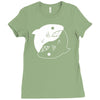 yin yang shark Ladies Fitted T-Shirt