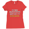 health conscious nachos Ladies Fitted T-Shirt