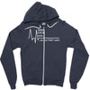 not that calm Zipper Hoodie
