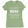 argument invalid boss Ladies Fitted T-Shirt