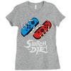 switch or die! Ladies Fitted T-Shirt