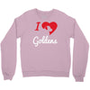 i love goldens Crewneck Sweatshirt