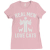 real men love cats (2) Ladies Fitted T-Shirt