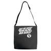fresse ,spr&uuml;che,party,dumm mach,film Adjustable Strap Totes