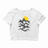 mountain ink Crop Top