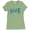 SaveThe Ocean Ladies Fitted T-Shirt
