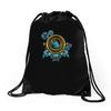 turn the time twist the space Drawstring Bags