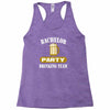 bachelor party drinking team wedding groomsmen bridal funny Racerback Tank