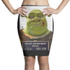 shrek mug shot funny Pencil Skirts