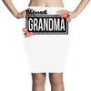 blessed grandma with flower Pencil Skirts