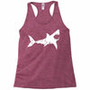 shark 'bite me' Racerback Tank