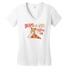 dreams are worth fighting for Women's V-Neck T-Shirt