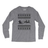 ugly santa claus Long Sleeve Shirts