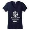 neo geo pro gear spec logo Women's V-Neck T-Shirt