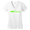 kawasaki team Women's V-Neck T-Shirt