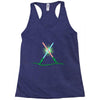 christmas lightsabers Racerback Tank