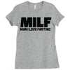 herren lustiges Ladies Fitted T-Shirt