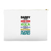 daddy you are my favorite superhero Accessory Pouches