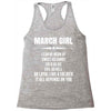 Super March Girl Racerback Tank