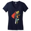 inside a mushroom Women's V-Neck T-Shirt