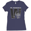 mr. wonderful Ladies Fitted T-Shirt
