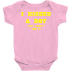 i kissed a boy Baby Onesie