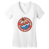 bacon beach Women's V-Neck T-Shirt