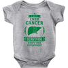 I am a Liver Cancer Survivor - What's Your Superpower? Baby Bodysuit