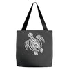 hawaiian turtle tribal art Tote Bags