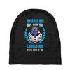American by Birth Christian By the Grace of God Baby Beanies