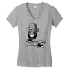 mr potato black knight Women's V-Neck T-Shirt