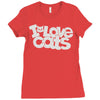 i love cats Ladies Fitted T-Shirt