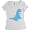 dinosaurus Women's Triblend Scoop T-shirt