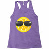 Lemon with Glasses Racerback Tank