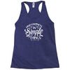 simple things Racerback Tank