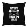 Awesome Grandpa Looks Like Throw Pillow
