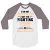 I am Not Super Woman But I'm Fighting Uterine Cancer So Close Enough 3/4 Sleeve Shirt