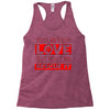 you cant buy love but you can rescue it Racerback Tank