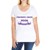 I Love Someone with Pancreatic Cancer to The Moon and Back to Infinity Ladies Curvy T-Shirt