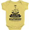 I Am Music Actually In A Very Commited Relationship Baby Onesie