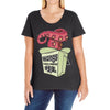 wong's noodles Ladies Curvy T-Shirt