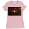 Florida Sunset Ladies Fitted T-Shirt