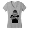 old man Women's V-Neck T-Shirt