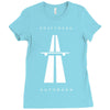 road autobahn Ladies Fitted T-Shirt
