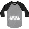 chubby unicorn rhino 3/4 Sleeve Shirt
