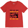 IF FATHER IN LAW CAN'T FIX IT THAN NO ONE CAN FIX IT V-Neck Tee