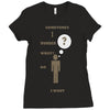 moment of thought Ladies Fitted T-Shirt