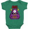 happy birthday monster Baby Bodysuit