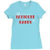 kid's tattooed daddy Ladies Fitted T-Shirt