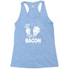 love bacont fun ny Racerback Tank